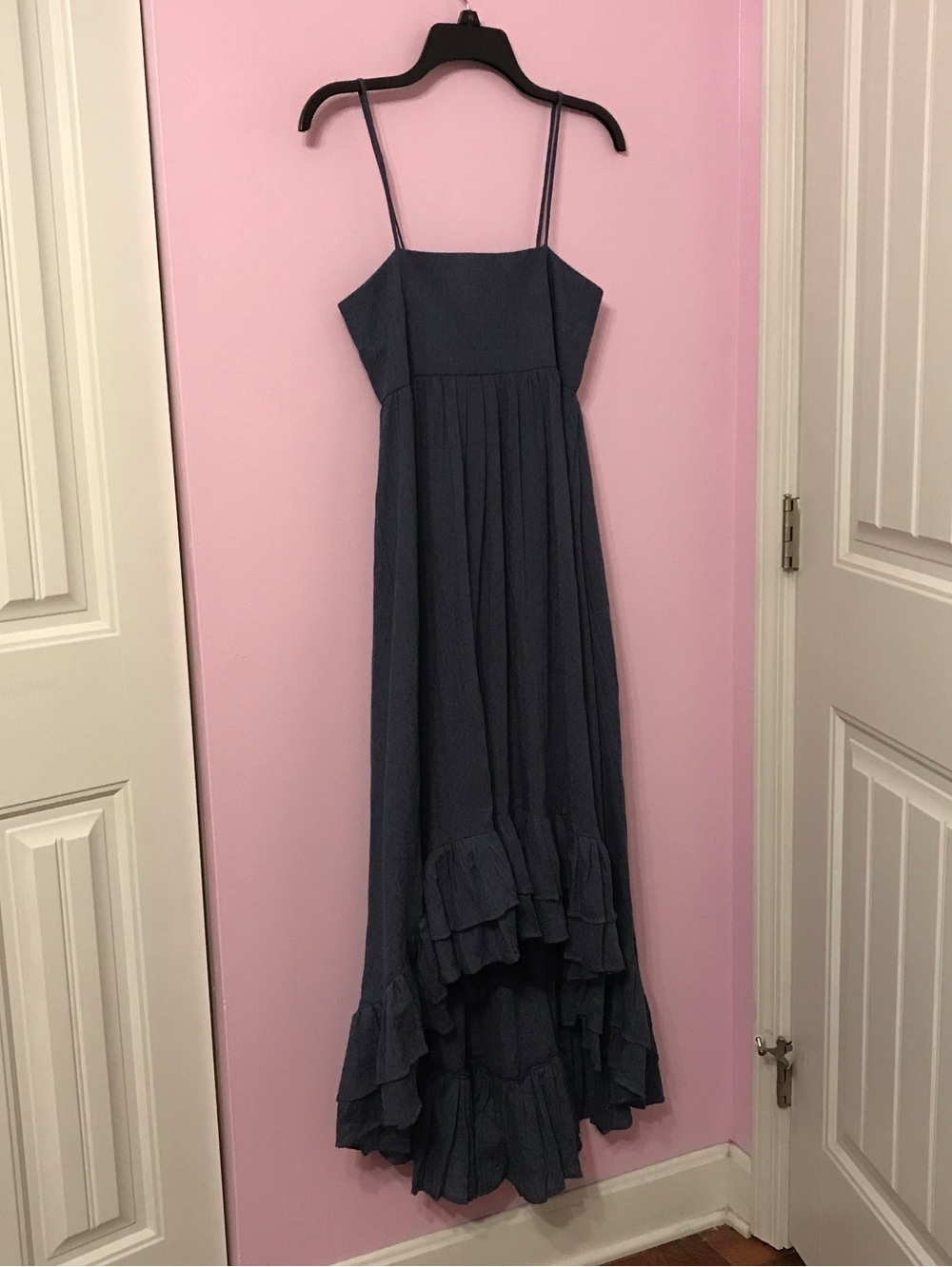 Kleid for her high low navy Ruffle Dress size xs